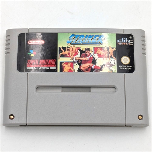 Striker - Cartridge - SNES Spil - (UKV) (B Grade) (Genbrug)